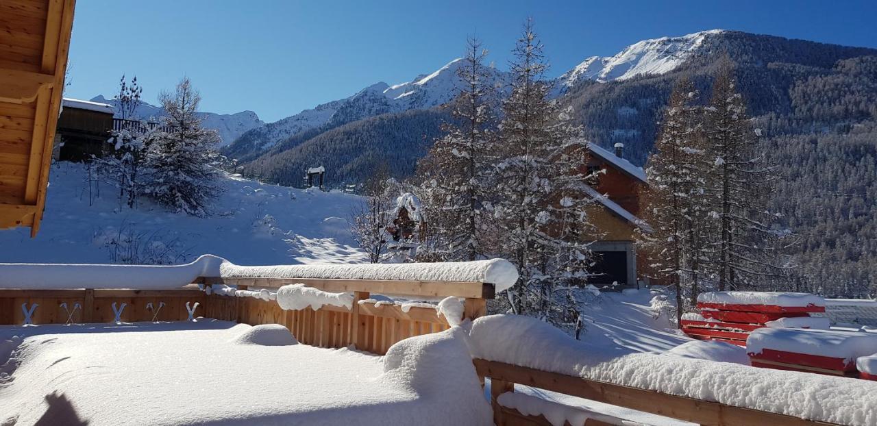 Chalet 19 Personnes Le Petit Mozart Villa Les Orres Exterior foto