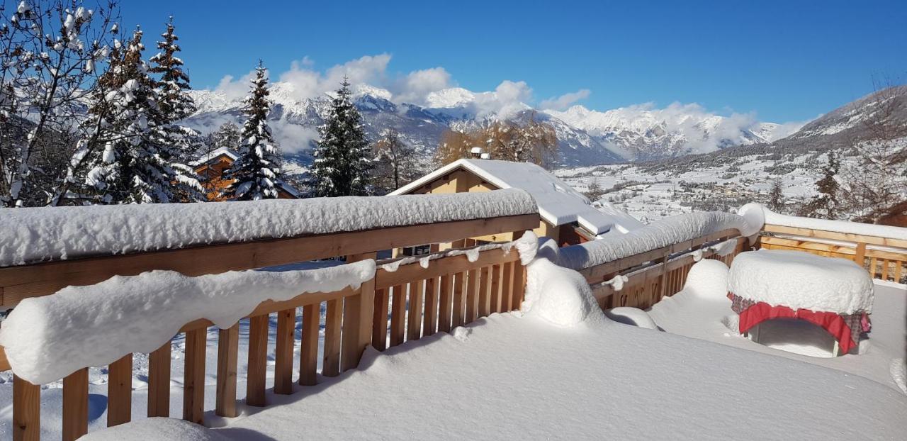 Chalet 19 Personnes Le Petit Mozart Villa Les Orres Exterior foto