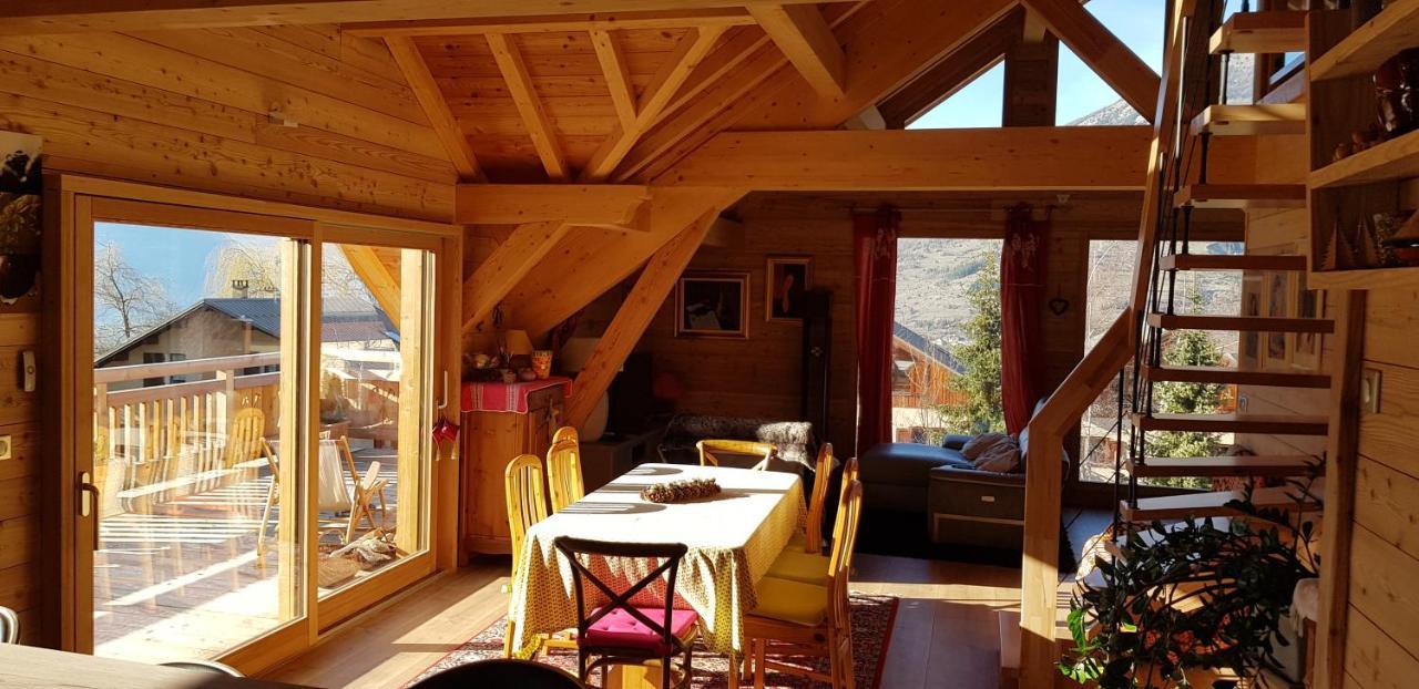 Chalet 19 Personnes Le Petit Mozart Villa Les Orres Exterior foto